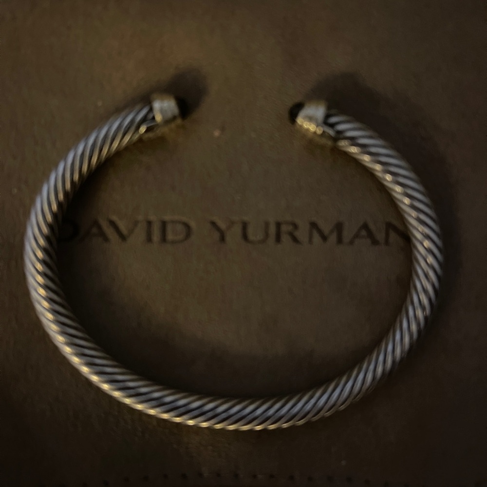 David Yurman Silver Cable Bracelet